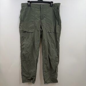REI Co-op Savanna Trail Pants Men's 40x30 Olive Green Hiking Outdoor Nylon